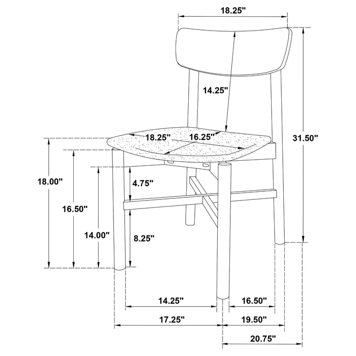 Parkridge Side Chair - U&U Home Budget Furniture (Carteret, NJ)