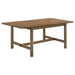 Crestmore 71-inch Rectangular Wood Dining Table Walnut - U&U Home Budget Furniture (Carteret, NJ)