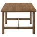 Crestmore 71-inch Rectangular Wood Dining Table Walnut - U&U Home Budget Furniture (Carteret, NJ)