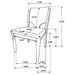 Crestmore Side Chair - U&U Home Budget Furniture (Carteret, NJ)