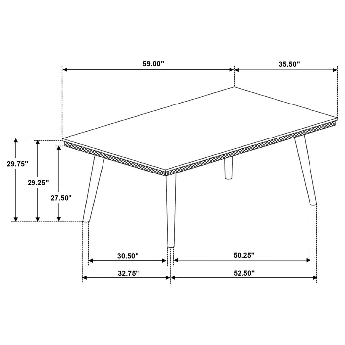 Onslow 5 Pc Dining Set - U&U Home Budget Furniture (Carteret, NJ)