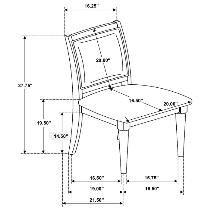 Onslow 5 Pc Dining Set - U&U Home Budget Furniture (Carteret, NJ)