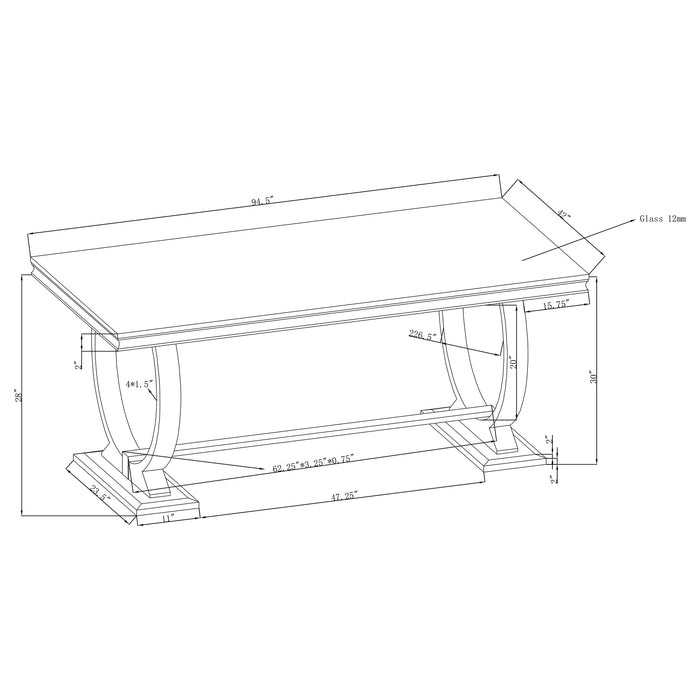 Antoine Dining Sets - U&U Home Budget Furniture (Carteret, NJ)