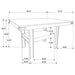 Patterson Counter Height Dining Table - U&U Home Budget Furniture (Carteret, NJ)
