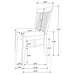 Everton Side Chair - U&U Home Budget Furniture (Carteret, NJ)