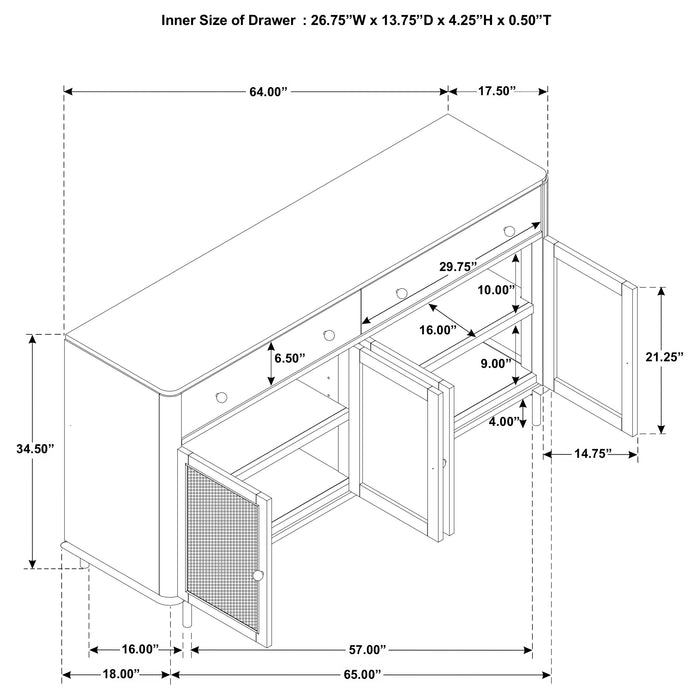 Arini Sideboards - U&U Home Budget Furniture (Carteret, NJ)