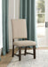 Twain Upholstered Side Chairs Beige (Set of 2) - U&U Home Budget Furniture (Carteret, NJ)