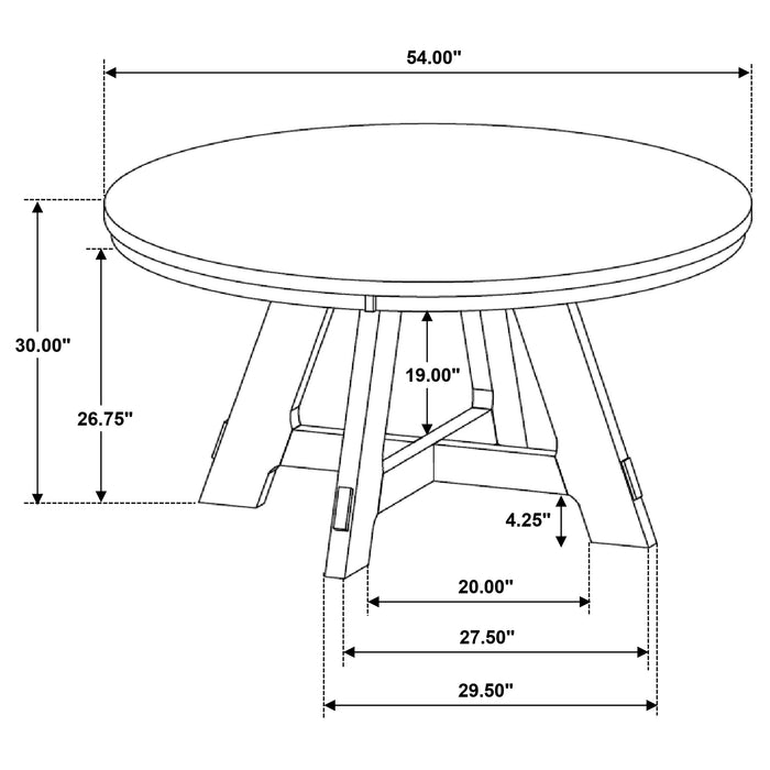Danvers Dining Table - U&U Home Budget Furniture (Carteret, NJ)