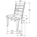 Danvers Side Chair - U&U Home Budget Furniture (Carteret, NJ)