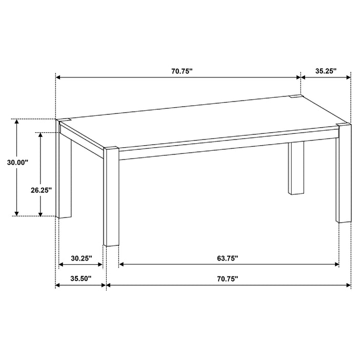 Scottsdale 5 Pc Dining Set - U&U Home Budget Furniture (Carteret, NJ)