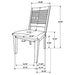 Scottsdale Side Chair - U&U Home Budget Furniture (Carteret, NJ)
