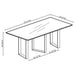Desden Dining Table - U&U Home Budget Furniture (Carteret, NJ)
