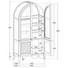 Kailani 8 Pc Counter Height Dining Set - U&U Home Budget Furniture (Carteret, NJ)
