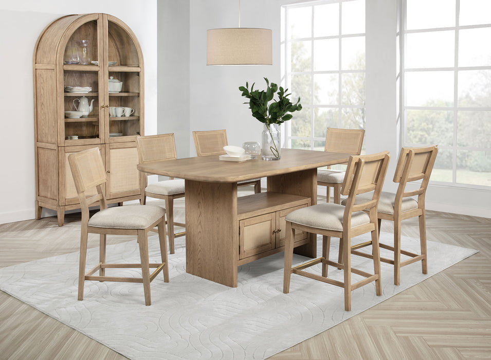 Kailani Counter Height Dining Table - U&U Home Budget Furniture (Carteret, NJ)