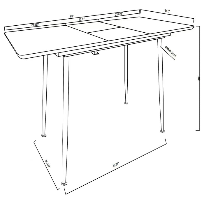 Horizon Dining Sets - U&U Home Budget Furniture (Carteret, NJ)