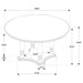 Landon Dining Table - U&U Home Budget Furniture (Carteret, NJ)