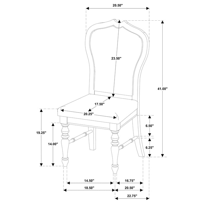 Landon Side Chair - U&U Home Budget Furniture (Carteret, NJ)