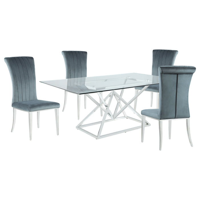 Beaufort 5 Pc Dining Sets - U&U Home Budget Furniture (Carteret, NJ)