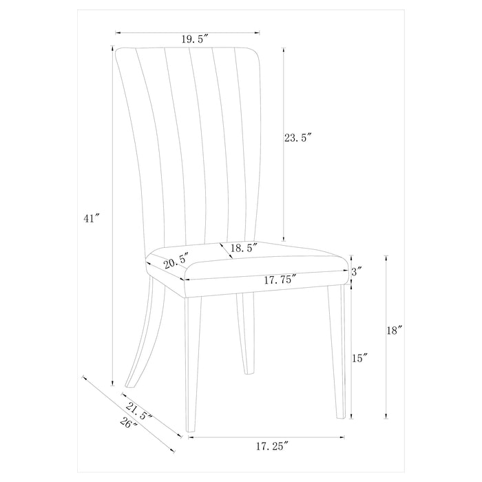 Beaufort 5 Pc Dining Sets - U&U Home Budget Furniture (Carteret, NJ)