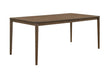 Wethersfield Dining Table with Clipped Corner Medium Walnut - U&U Home Budget Furniture (Carteret, NJ)