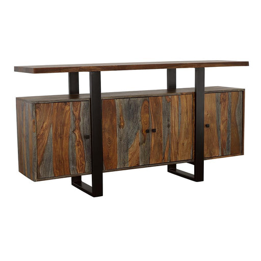 Ditman Server Grey and Black - U&U Home Budget Furniture (Carteret, NJ)