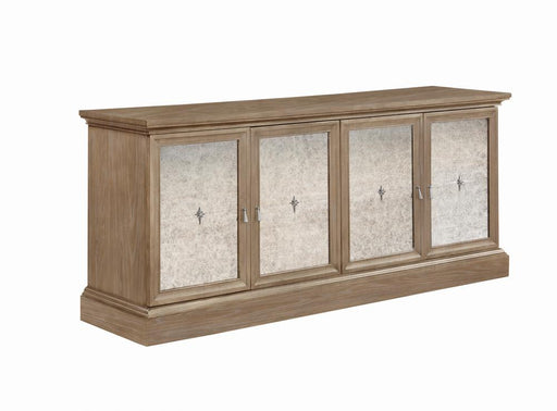 Brockway 4-door Server Barley Brown - U&U Home Budget Furniture (Carteret, NJ)