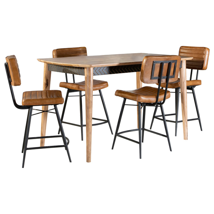 Partridge Counter Height Dining Sets - U&U Home Budget Furniture (Carteret, NJ)