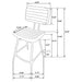 Partridge Counter Height Dining Sets - U&U Home Budget Furniture (Carteret, NJ)