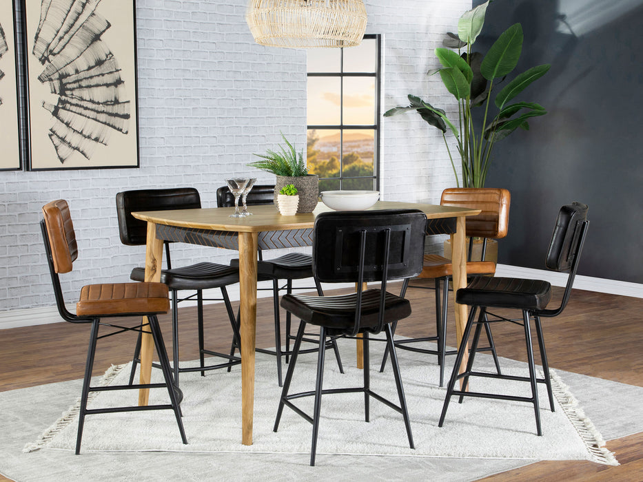 Partridge Counter Height Dining Sets - U&U Home Budget Furniture (Carteret, NJ)