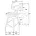 Partridge Counter Height Dining Sets - U&U Home Budget Furniture (Carteret, NJ)