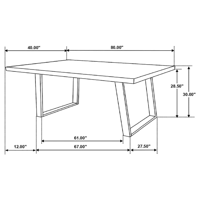 Misty Dining Sets - U&U Home Budget Furniture (Carteret, NJ)