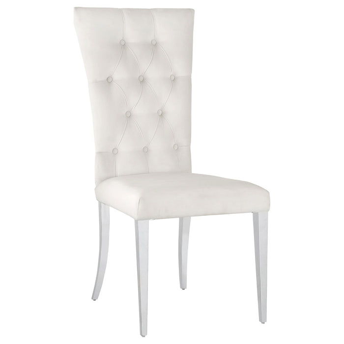 Kerwin Tufted Upholstered Side Chair (Set Of 2) - U&U Home Budget Furniture (Carteret, NJ)