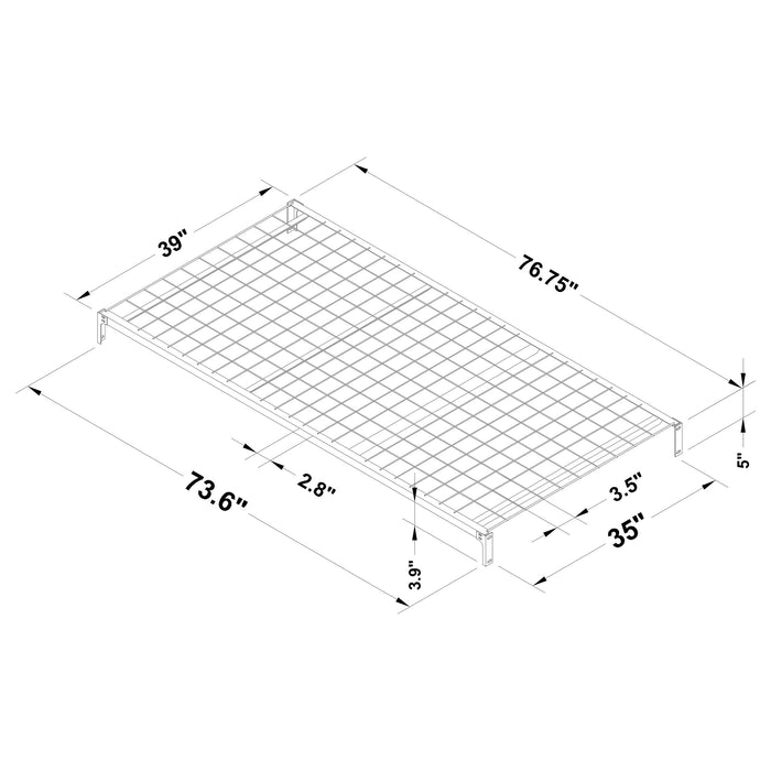 Pippa Bed Frame - U&U Home Budget Furniture (Carteret, NJ)
