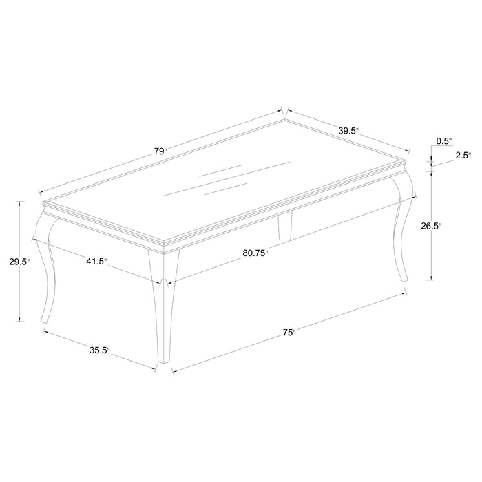 Carone 5 Dining Sets - U&U Home Budget Furniture (Carteret, NJ)