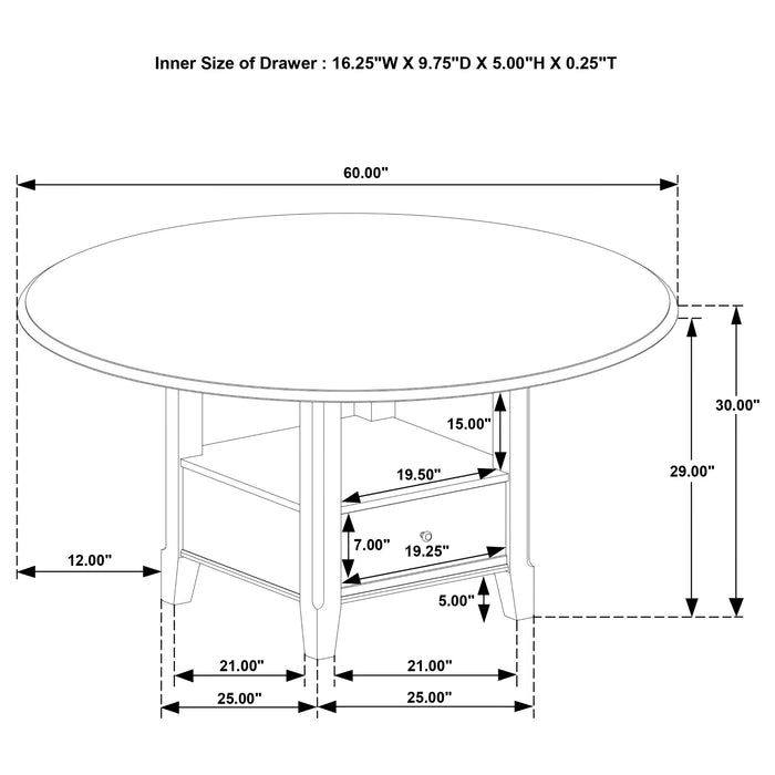 Twyla 5 Pc Dining Set - U&U Home Budget Furniture (Carteret, NJ)