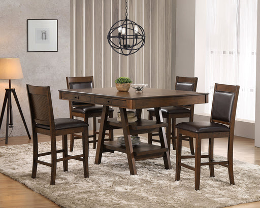 Dewey 5 Pc Counter Height Dining Sets - U&U Home Budget Furniture (Carteret, NJ)