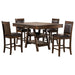 Dewey 5 Pc Counter Height Dining Sets - U&U Home Budget Furniture (Carteret, NJ)