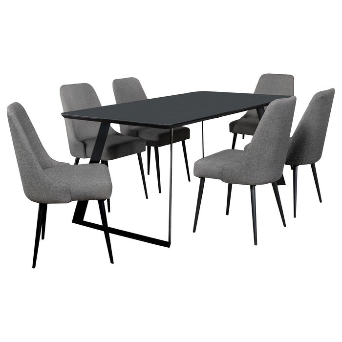 Smith 7 Pc Dining Set - U&U Home Budget Furniture (Carteret, NJ)