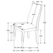 Wes Dining Sets - U&U Home Budget Furniture (Carteret, NJ)