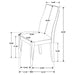 Wes Dining Sets - U&U Home Budget Furniture (Carteret, NJ)