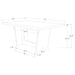 Sherry 5 Pc Dining Set - U&U Home Budget Furniture (Carteret, NJ)