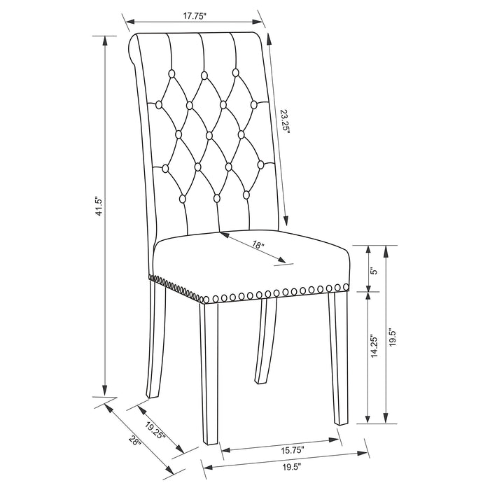 Sherry 5 Pc Dining Set - U&U Home Budget Furniture (Carteret, NJ)