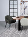 Emma Upholstered Dining Arm Chair (Set of 2) - U&U Home Budget Furniture (Carteret, NJ)
