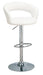 Barraza 29" Adjustable Height Bar Stool White and Chrome - U&U Home Budget Furniture (Carteret, NJ)