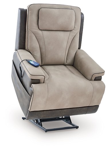 4Z-Peaceful Pause Power Lift Recliner - U&U Home Budget Furniture (Carteret, NJ)