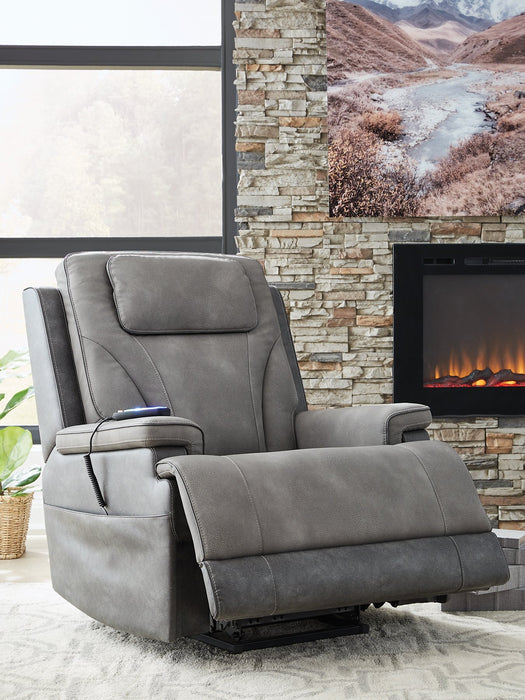4Z-Peaceful Pause Power Lift Recliner - U&U Home Budget Furniture (Carteret, NJ)