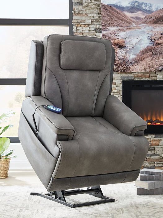 4Z-Peaceful Pause Power Lift Recliner - U&U Home Budget Furniture (Carteret, NJ)