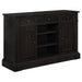 Phelps 2-door Rectangular Server Antique Noir - U&U Home Budget Furniture (Carteret, NJ)