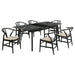 Crestmont 7 Pc Dining Set - U&U Home Budget Furniture (Carteret, NJ)