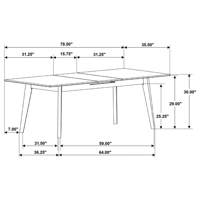Crestmont 7 Pc Dining Set - U&U Home Budget Furniture (Carteret, NJ)